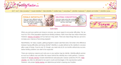 Desktop Screenshot of fertilityfactor.com